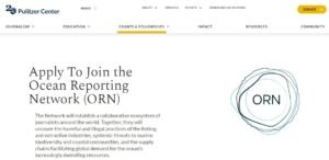 Read more about the article فتح مركز بوليتزر باب التقديم لزمالة شبكة تقارير المحيطات 2027، وهي زمالة صحفية ممولة تستمر لمدة عام